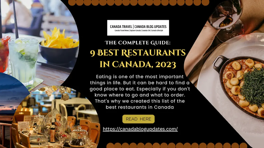 best restaurants in canada